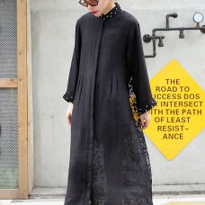 boutique black tulle cardigans plus size wild patchwork traveling dress 2018 long sleeve maxi dresses